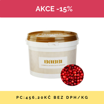 Obrázek 1 produktu BABBI VARIEGATO Brusinka B-Free - brusinková protírka 4x3kg