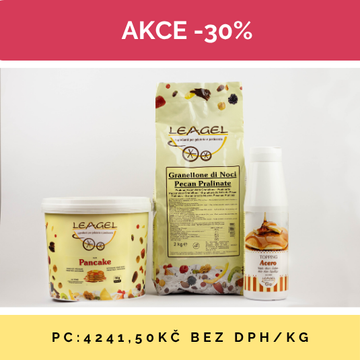 Obrázek 1 produktu LEAGEL KIT PANCAKE (3,5kg pasta, 3kg topping, 2kg karamelizované pekany)
