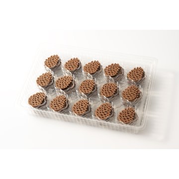 Obrázek 2 produktu DOBLA DEKOR ŠIŠKA KRAJKA mléčná čokoláda 180ks