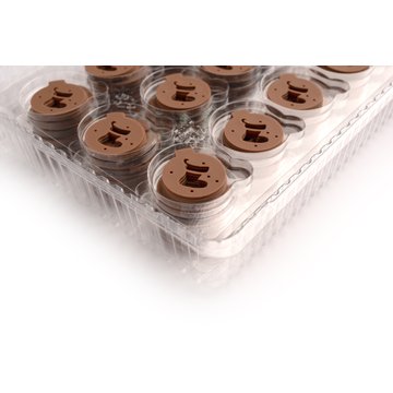 Obrázek 2 produktu DOBLA VÁNOČNÍ OZDOBY KRAJKA mléčná čokoláda 2 druhy 324ks