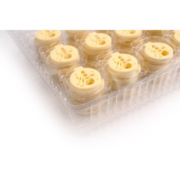 Obrázek 1 produktu DOBLA VÁNOČNÍ OZDOBY KRAJKA bílá čokoláda 2 druhy 324ks