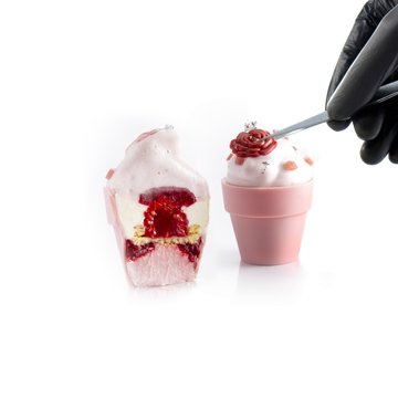 Obrázek 2 produktu DOBLA KORPUS KVĚTINÁČ VELKÝ RŮŽOVÝ 6,2x5,5cm 28ks