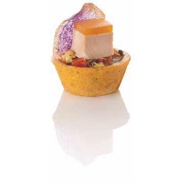 Obrázek 2 produktu HUG Tartaletka Classic rajče–bazalka – slaná, kulatá 4,2 cm (160 ks)