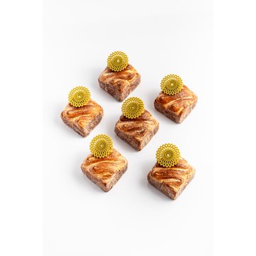 Obrázek 3 produktu DOBLA DEKOR KVĚTINA KRAJKA zelená pr.4cm 216ks