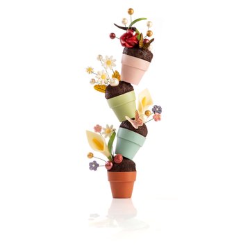 Obrázek 10 produktu DOBLA KORPUS KVĚTINÁČ VELKÝ TERAKOTA 6,2x5,5cm 28ks