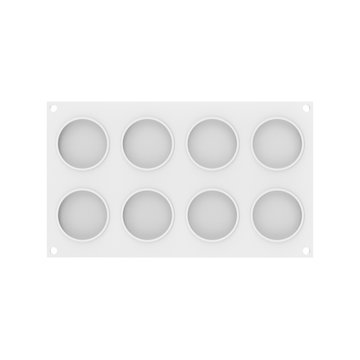 Obrázek 5 produktu SIL FORMA SILIKON bílá - LEVEL UP + vykrajovátko pr.64mm v.11mm 35ml