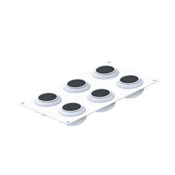 Obrázek 7 produktu SIL FORMA SILIKON bílá - MARITOZZO 135 pr.68mm, v.40mm + pr.68, v.31mm; set 2ks