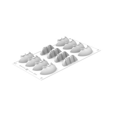 Obrázek 6 produktu SIL FORMA SILIKON bílá - MARITOZZO 135 pr.68mm, v.40mm + pr.68, v.31mm; set 2ks