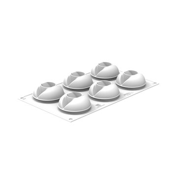 Obrázek 2 produktu SIL FORMA SILIKON bílá - MARITOZZO 135 pr.68mm, v.40mm + pr.68, v.31mm; set 2ks