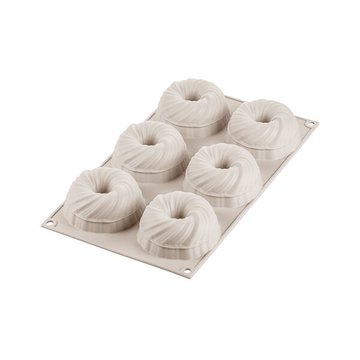 Obrázek 6 produktu SIL FORMA SILIKON bílá - MINI INTRECCIO 105 Ø75mm v.35mm 105ml