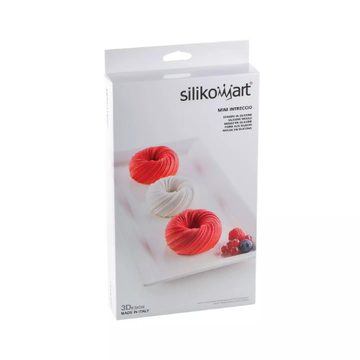 Obrázek 3 produktu SIL FORMA SILIKON bílá - MINI INTRECCIO 105 Ø75mm v.35mm 105ml