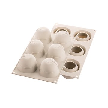 Obrázek 5 produktu SIL FORMA SILIKON bílá - FRUIT (meruňka, broskev, jablko) Ø62mm v.52mm 118ml