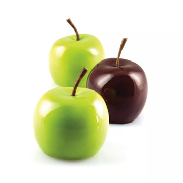 Obrázek 2 produktu SIL FORMA SILIKON bílá - MELA CILIEGIA PESCA 115 (jablko, třešeň, broskev) Ø60mm v.55mm 115ml