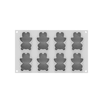 Obrázek 4 produktu SIL FORMA SILIKON bílá - TEDDY BEAR 68 MEDVÍDEK 78,5x56x27mm 68,5ml