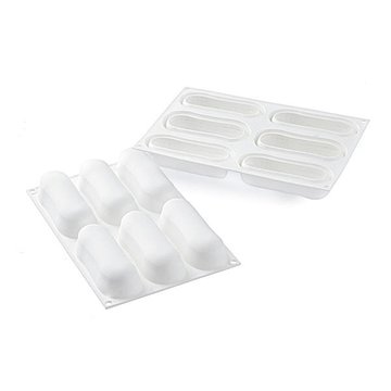 Obrázek 4 produktu SIL FORMA SILIKON bílá - ECLAIR 140 129x40 mm v.35mm 140ml + vykrajovátko