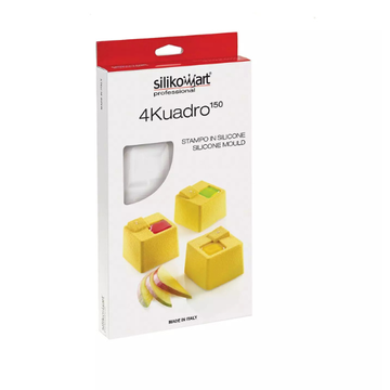 Obrázek 2 produktu SIL FORMA SILIKON bílá - 4 KUADRO 150 60x60mm v.50mm 150ml