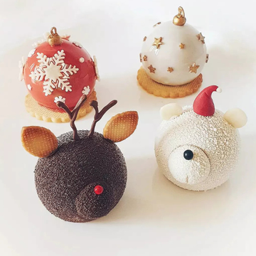 Obrázek 12 produktu SIL FORMA SILIKON bílá - TRUFFLES 70 (koule) Ø52mm v.45mm 70ml