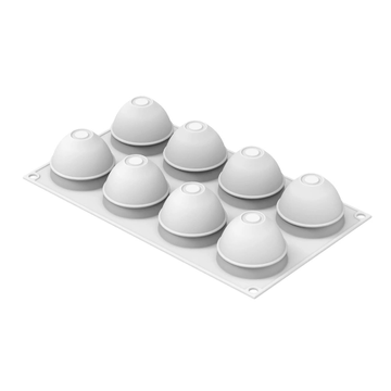 Obrázek 13 produktu SIL FORMA SILIKON bílá - TRUFFLES 70 (koule) Ø52mm v.45mm 70ml