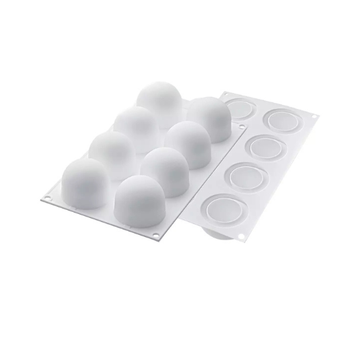 Obrázek 1 produktu SIL FORMA SILIKON bílá - TRUFFLES 70 (koule) Ø52mm v.45mm 70ml