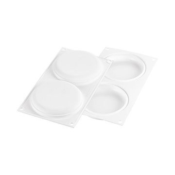 Obrázek 4 produktu SIL FORMA SILIKON bílá - DECOR ROUND 140 pr.105mm v.17mm 140ml 1ks