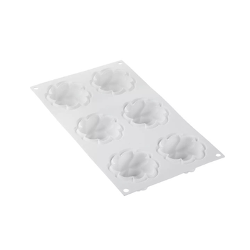 Obrázek 3 produktu SIL FORMA SILIKON bílá - FLEUR 90  Ø74mm 90ml