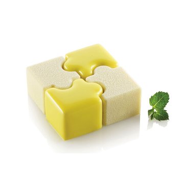 Obrázek 2 produktu SIL FORMA SILIKON bílá - PUZZLE 30 42x34mm v.28mm + vykrajovač