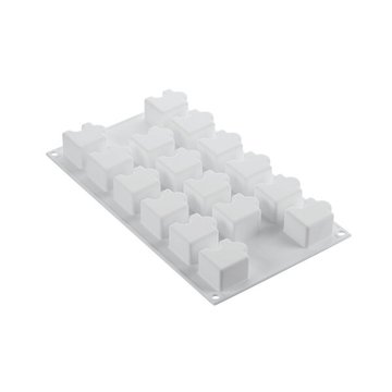 Obrázek 5 produktu SIL FORMA SILIKON bílá - PUZZLE 30 42x34mm v.28mm + vykrajovač