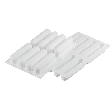 Obrázek 3 produktu SIL FORMA SILIKON bílá - L´ECLAIR 120 135x28mm v.37mm + vykrajovač + podtácky