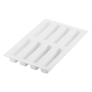 Obrázek 2 produktu SIL FORMA SILIKON bílá - STRIPE ECLAIR 95 (eclair) 130x28mm v.28mm 95ml