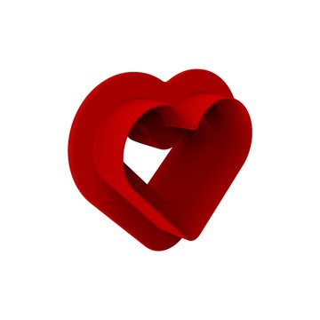 Obrázek 4 produktu SIL FORMA SILIKON bílá - LEVEL HEARTS + vykrajovátko 80x66mm v.12mm 35ml