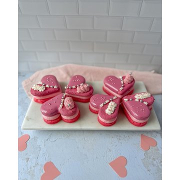 Obrázek 10 produktu SIL FORMA SILIKON bílá - LEVEL HEARTS + vykrajovátko 80x66mm v.12mm 35ml