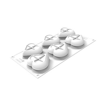 Obrázek 4 produktu SIL FORMA SILIKON bílá - HEARTIX 85 78X70mm v.30mm 85ml