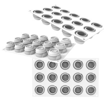 Obrázek 2 produktu SIL FORMA SILIKON bílá - GIVRÉ 30 Ø40mm v.30mm 30ml