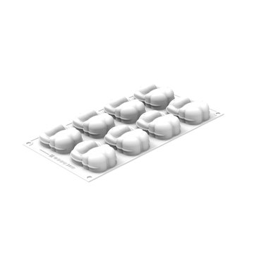 Obrázek 2 produktu SIL FORMA SILIKON bílá - RABBIT 70 76x50mm, v.29mm + vykrajovátko