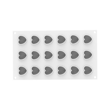 Obrázek 4 produktu SIL FORMA SILIKON bílá - CUORE XS13 34x33mm, v.20mm