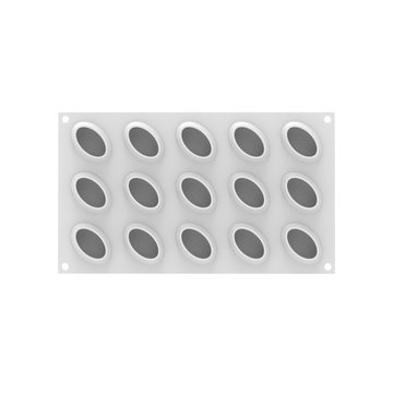 Obrázek 5 produktu SIL FORMA SILIKON bílá - OVAL 30 52x36mm, v.22mm + vykrajovátko