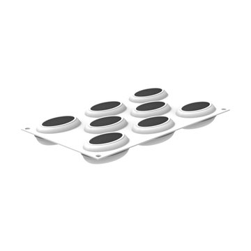 Obrázek 5 produktu SIL FORMA SILIKON bílá - OVAL 80 80x52mm, v.30mm + vykrajovátko