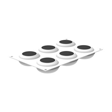 Obrázek 4 produktu SIL FORMA SILIKON bílá - STONE 145 pr.78mm, v.37mm