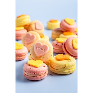 Obrázek 2 produktu DOBLA DEKOR SRDÍČKA MIX BAREV 2,7x2,7cm 312 ks