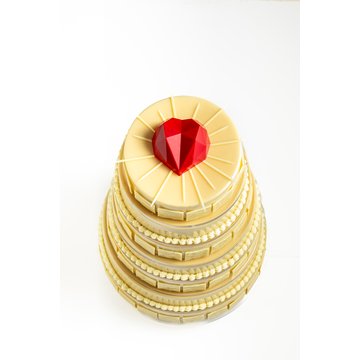 Obrázek 1 produktu DOBLA DEKOR ČTVEREC RELIÉF 3,5x3,5cm 240ks