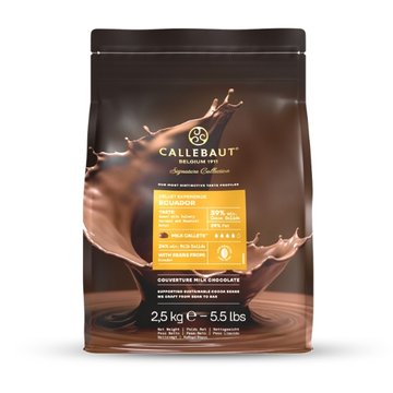 Obrázek 2 produktu C ČOKOLÁDA VELVET EKVÁDOR ORIGIN MLÉČNÁ 39% 2,5 kg