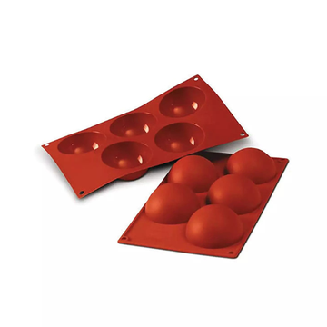 Obrázek 6 produktu SIL FORMA SILIKON terakota - POLOKOULE Ø60mm v.30mm 60ml 8ks