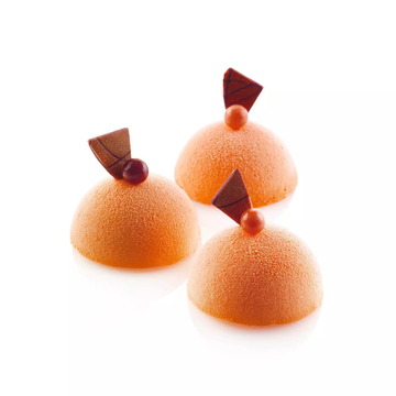 Obrázek 3 produktu SIL FORMA SILIKON terakota - POLOKOULE Ø50mm v.25mm 30ml 8ks