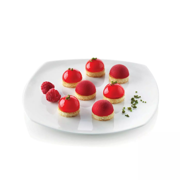 Obrázek 2 produktu SIL FORMA SILIKON terakota - POLOKOULE Ø40mm v.20mm 20ml 15ks