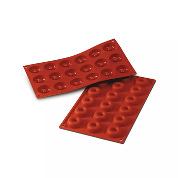 Obrázek 1 produktu SIL FORMA SILIKON terakota - SAVARIN KOLEČKO Ø41mm v.12mm 18ml 18ks