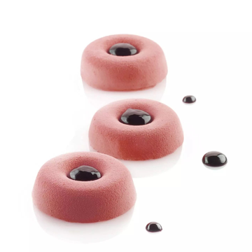 Obrázek 3 produktu SIL FORMA SILIKON terakota - SAVARIN KOLEČKO Ø65mm v.21mm 50ml 8ks