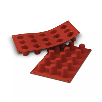 Obrázek 2 produktu SIL FORMA SILIKON terakota - BABA Ø35mm v.38mm 30ml 15ks