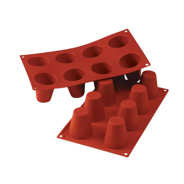 Obrázek 1 produktu SIL FORMA SILIKON terakota - BABA Ø55mm v.60mm 92ml 8ks