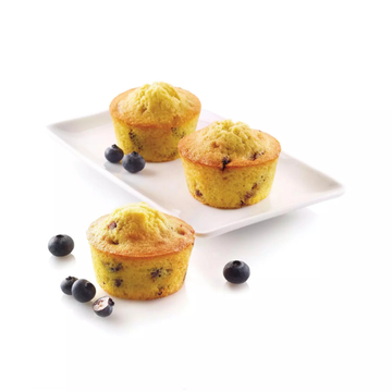Obrázek 1 produktu SIL FORMA SILIKON terakota - MUFFIN Ø81mm v.32mm 135ml 5ks