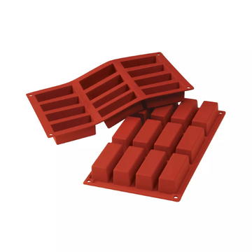 Obrázek 1 produktu SIL FORMA SILIKON terakota - KVÁDR 79x29mm v.30mm 70ml 12ks